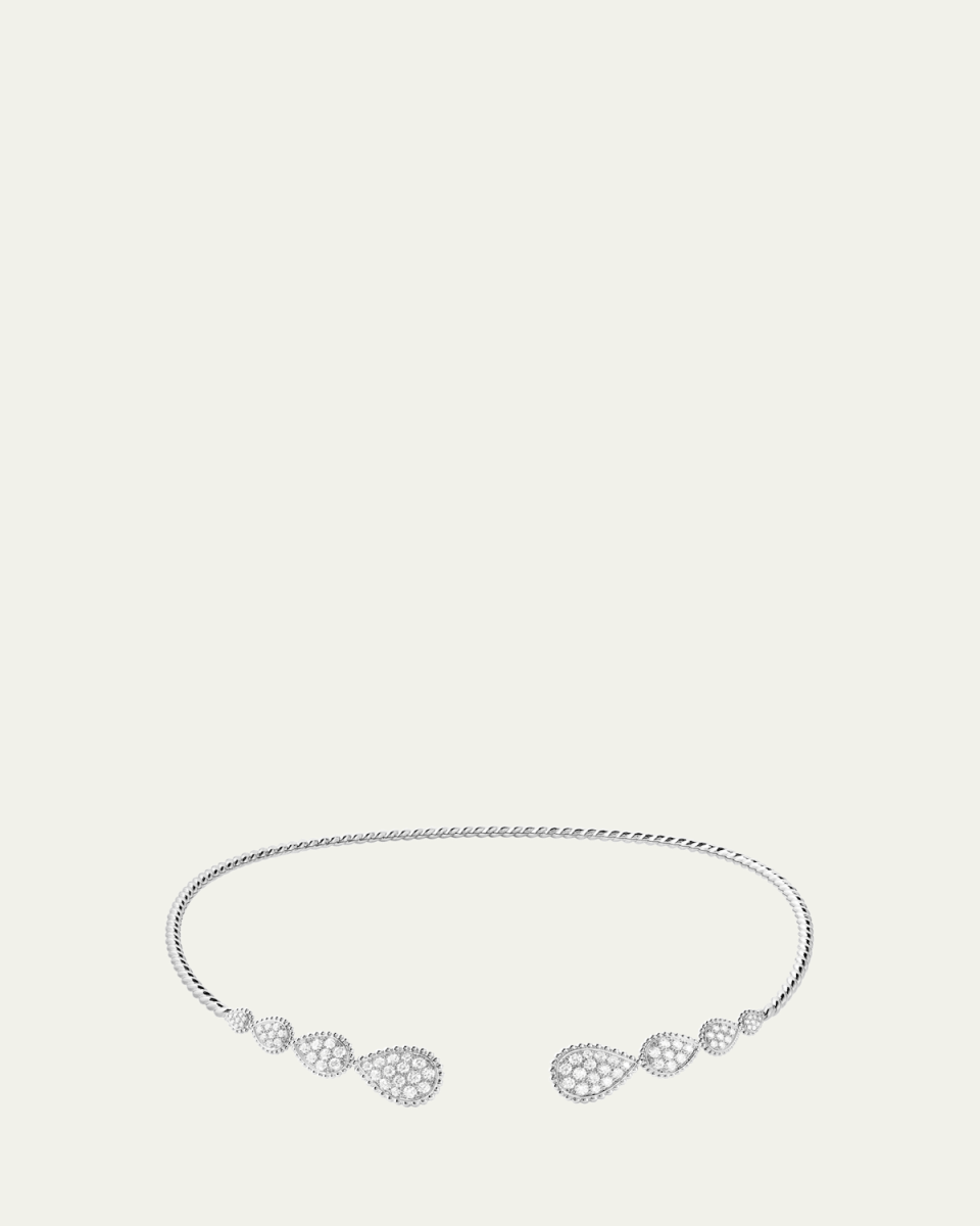 Serpent Boheme 18K White Gold Diamond Choker Necklace